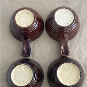 Heinz USA Brown Ceramic Bowls Set